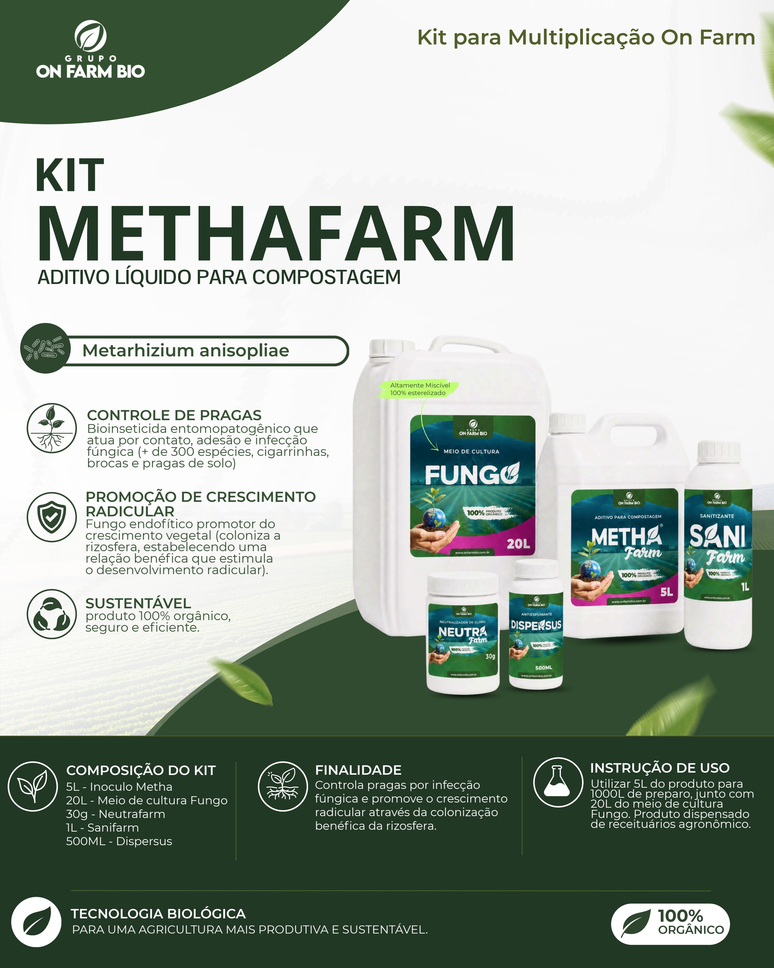 Embalagem KIT METHAFARM