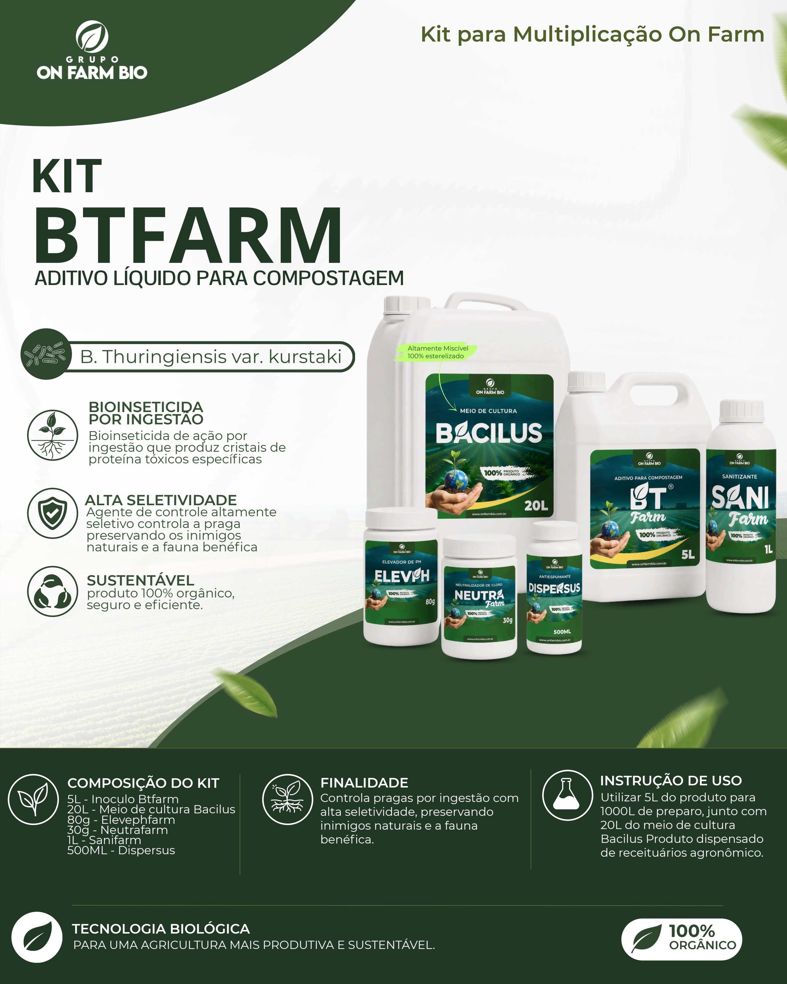 Embalagem KIT BTFARM