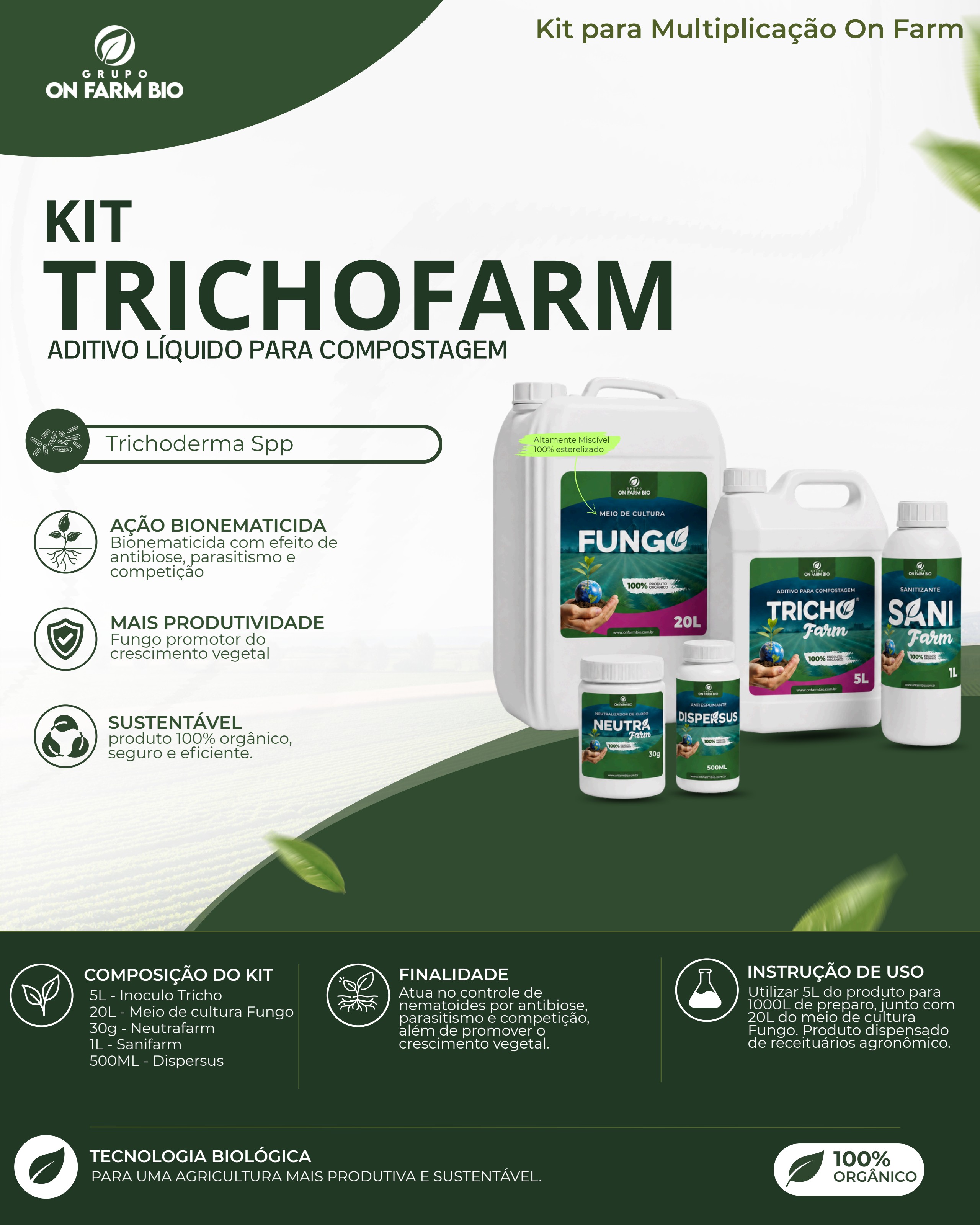 Embalagem KIT TRICHOFARM