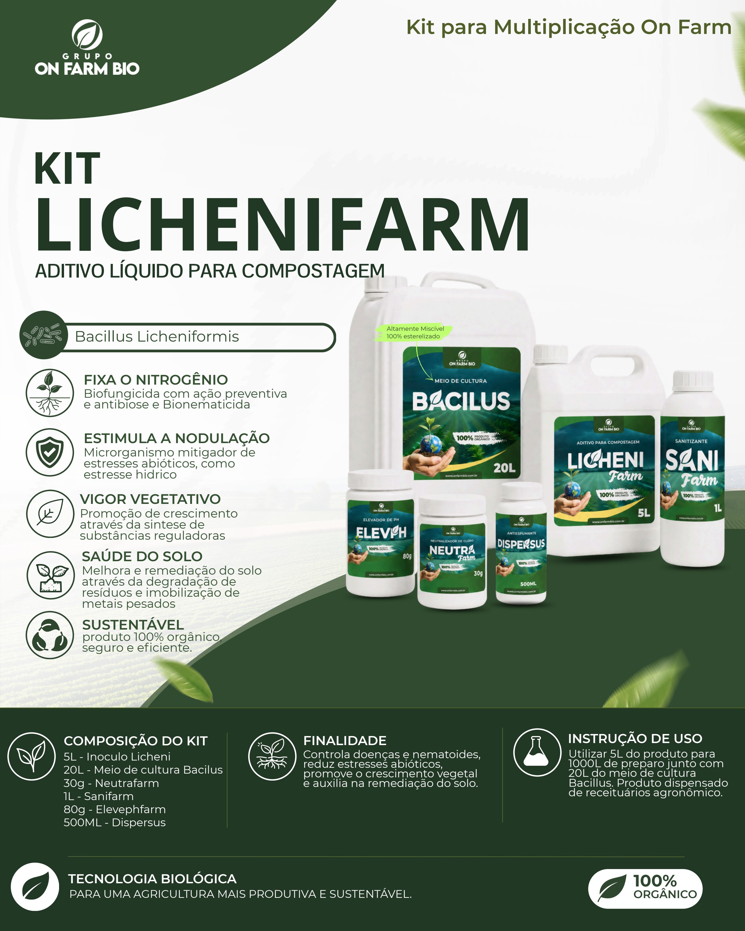 Embalagem KIT LICHENIFARM