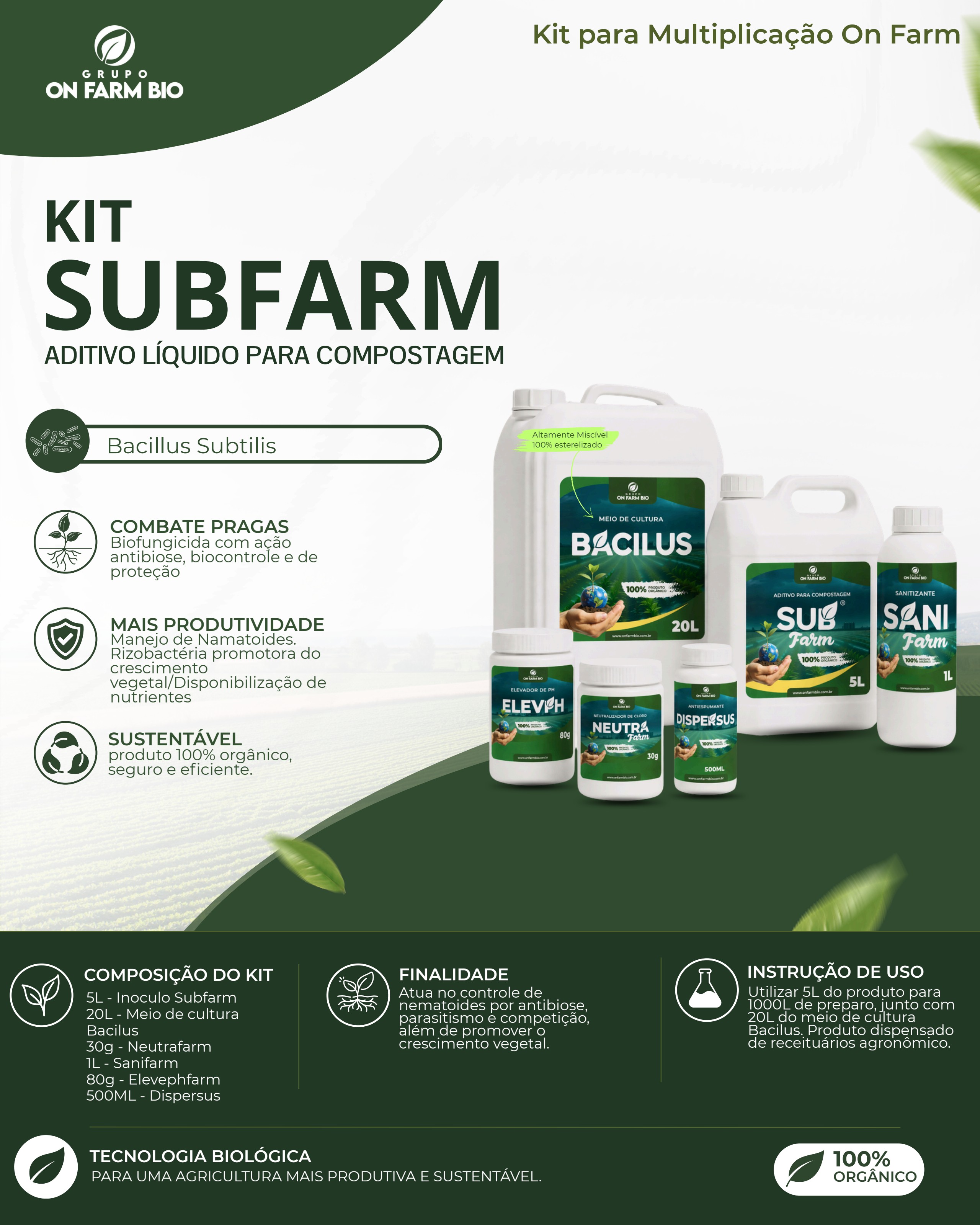 Embalagem KIT SUBFARM