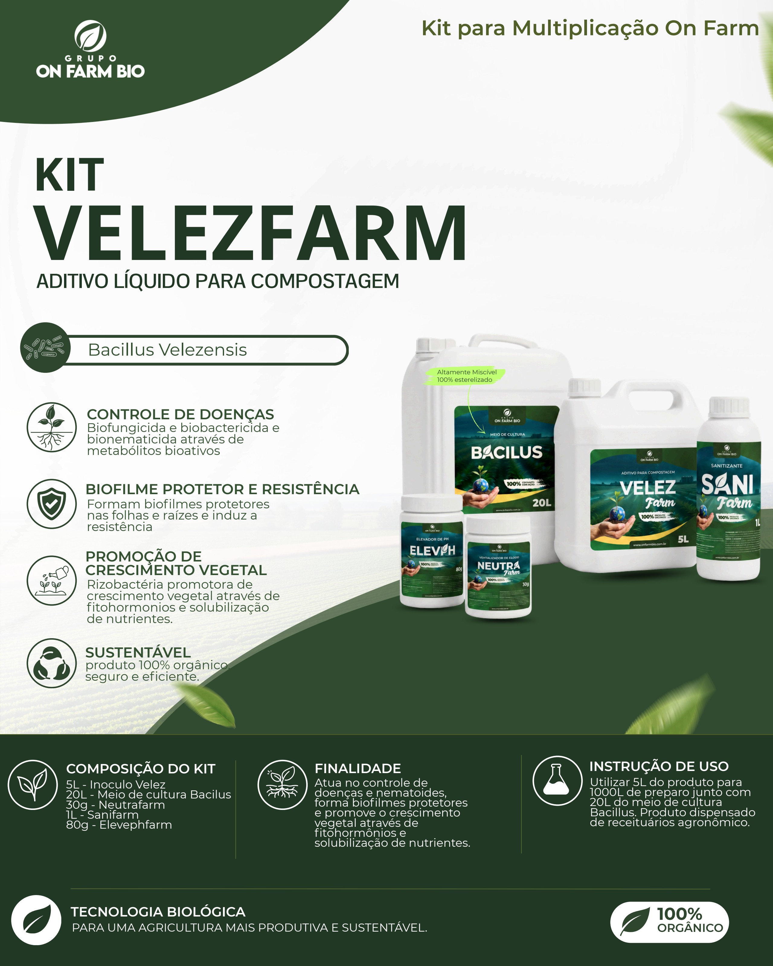 Embalagem KIT VELEZFARM